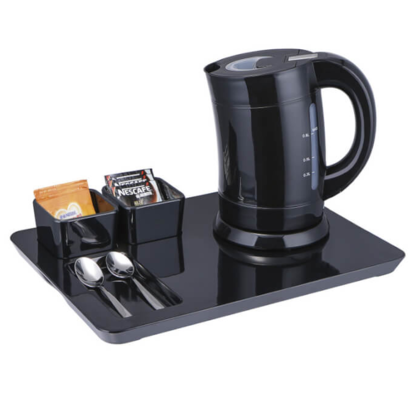 Black Main Tray with 2 Sachet Holders